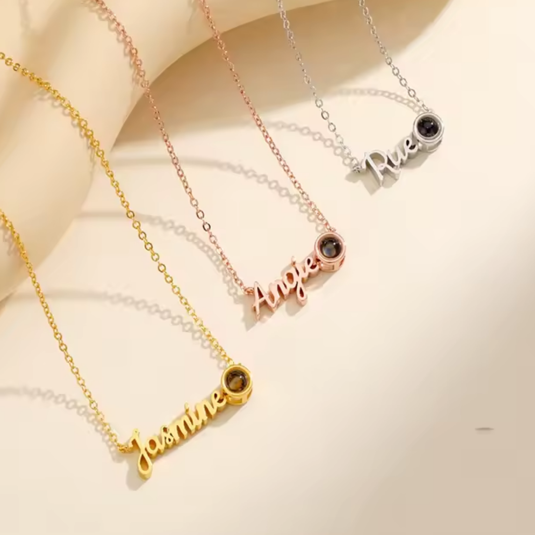 Collar de Proyección Personalizado con Nombre y Foto