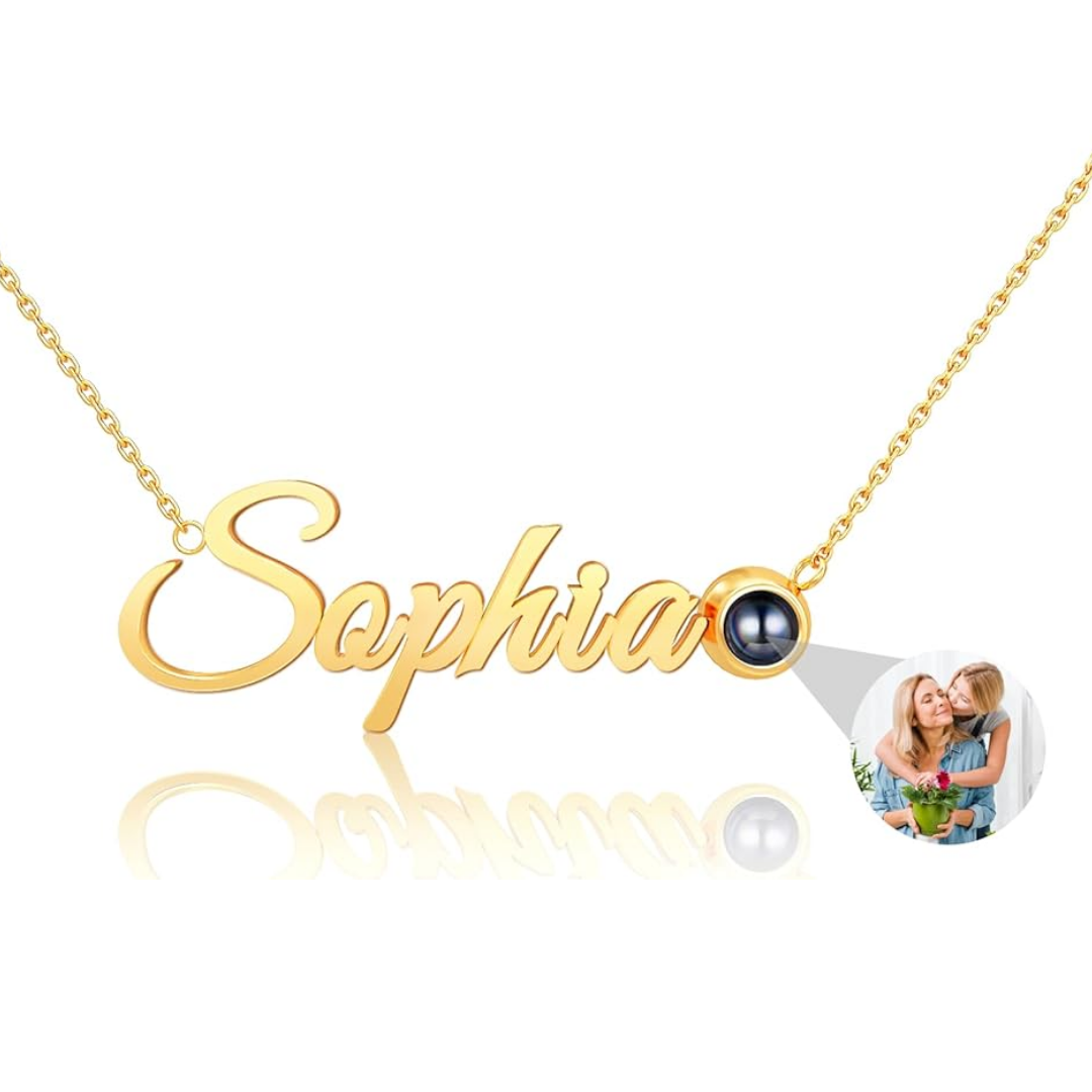 Collar de Proyección Personalizado con Nombre y Foto