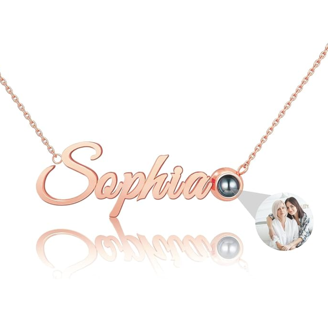 Collar de Proyección Personalizado con Nombre y Foto