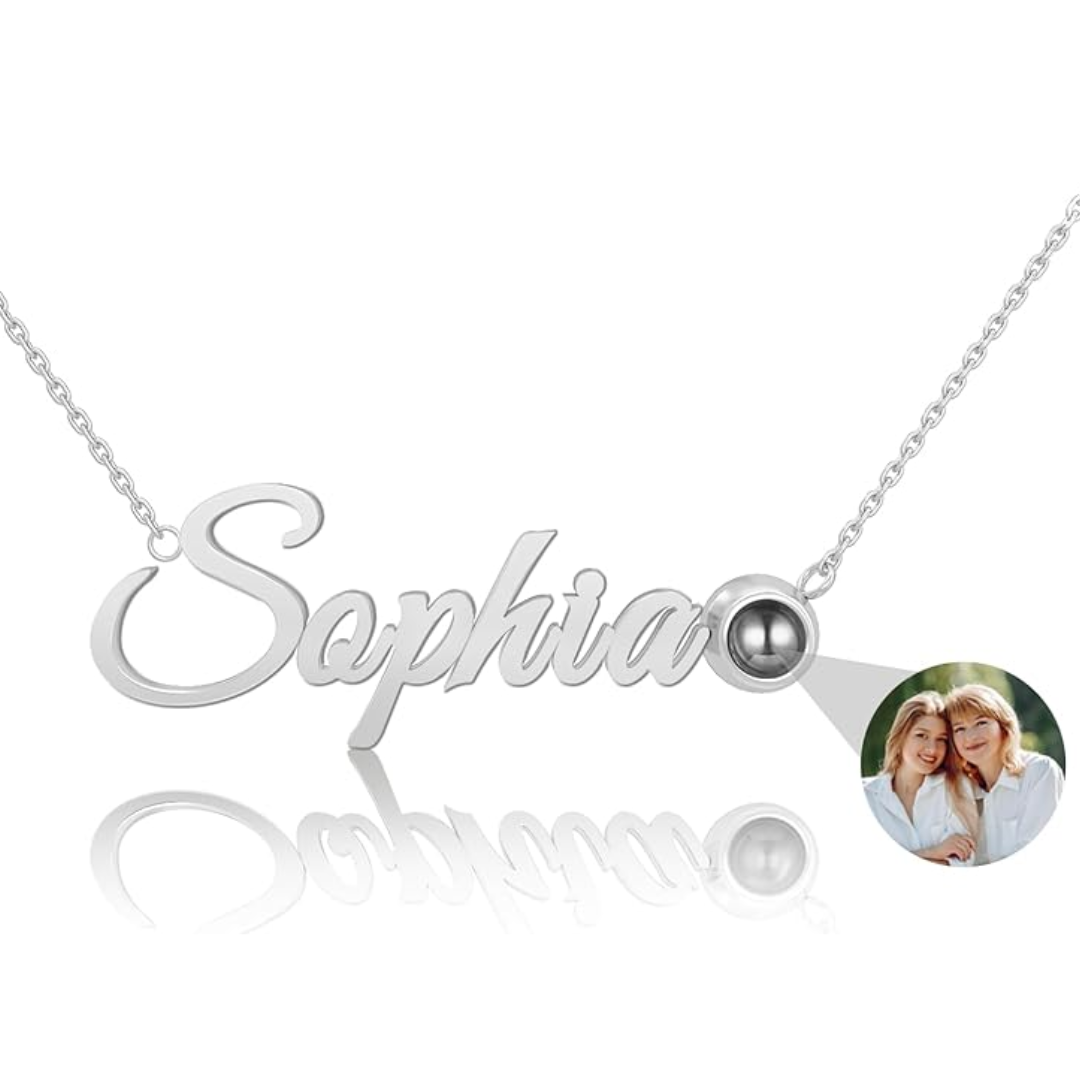 Collar de Proyección Personalizado con Nombre y Foto